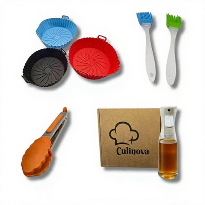 Pack Air Fryer™ Moldes & Accesorios Premium